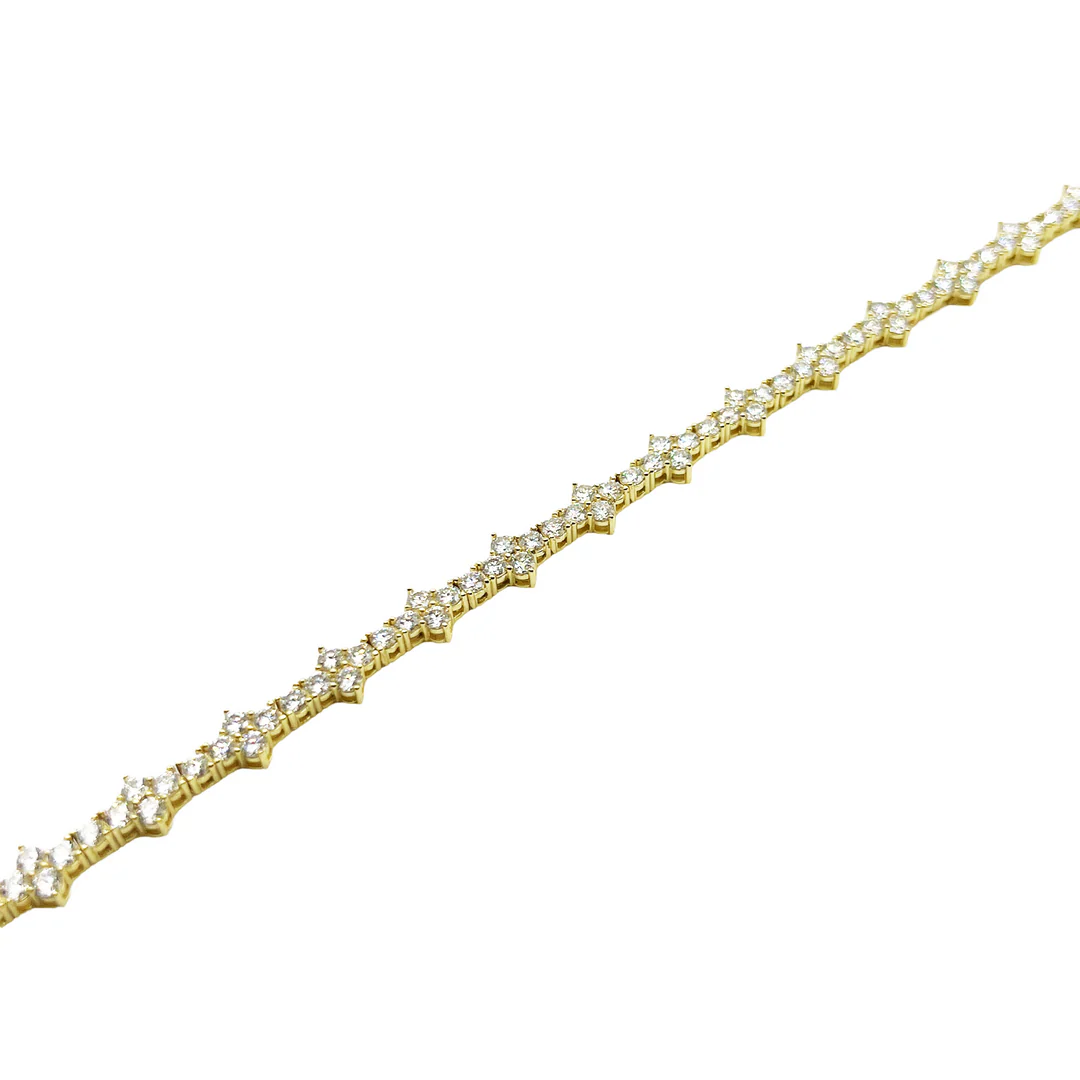 3MM Cross Tennis Bracelet