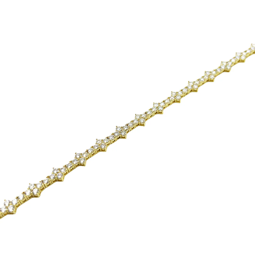 3MM Cross Tennis Bracelet