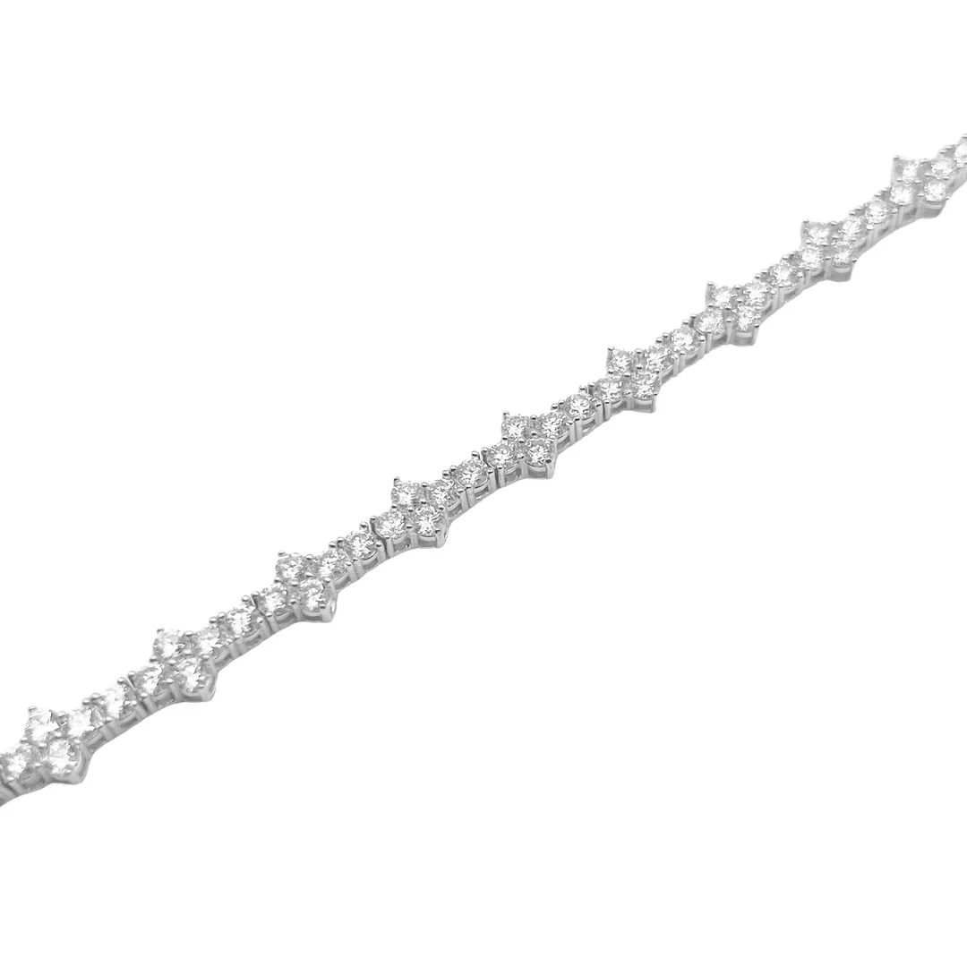 3MM Cross Tennis Bracelet