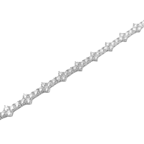 3MM Cross Tennis Bracelet