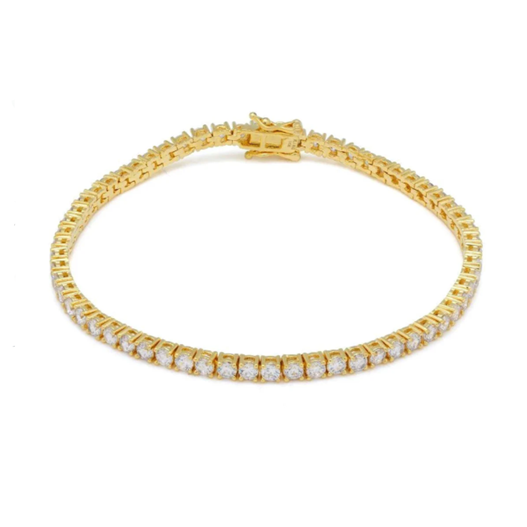 4MM VVS1 Lab Stone Tennis Bracelet