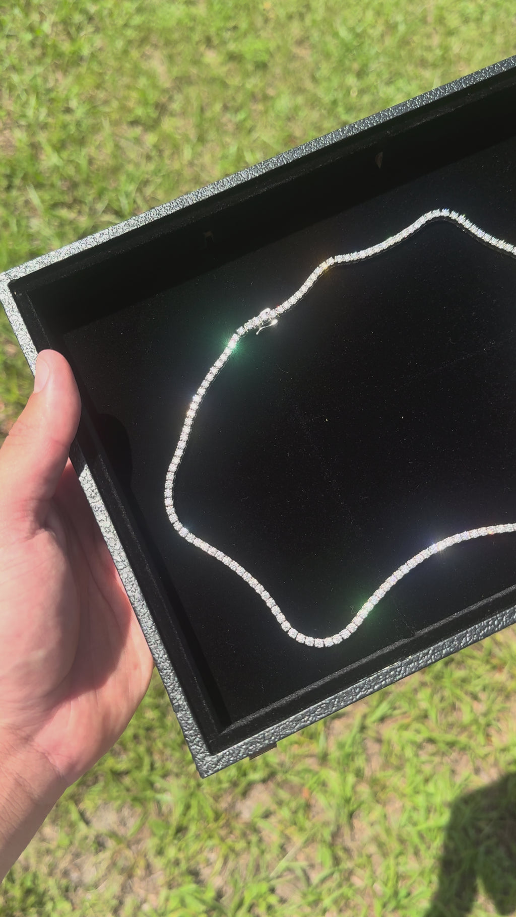 4MM VVS1 Lab Stone Tennis Chain