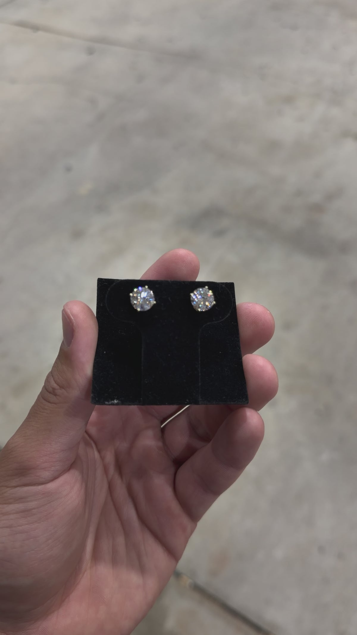 Gold Stud Earrings