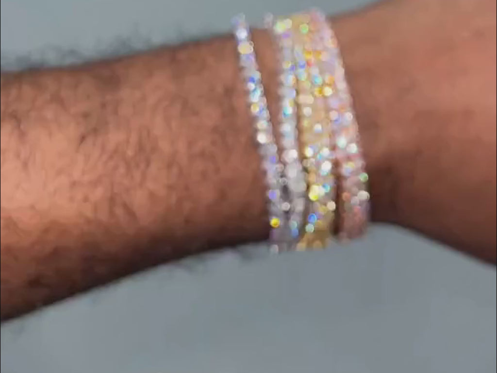 4MM VVS1 Lab Stone Tennis Bracelet
