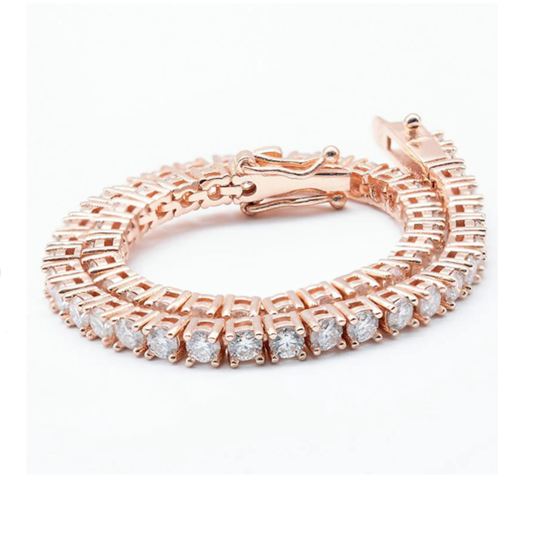 4MM VVS1 Lab Stone Tennis Bracelet