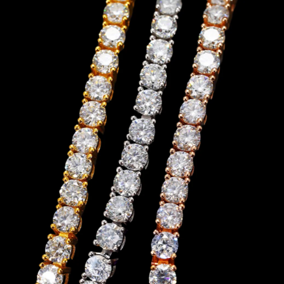 4MM VVS1 Lab Stone Tennis Bracelet