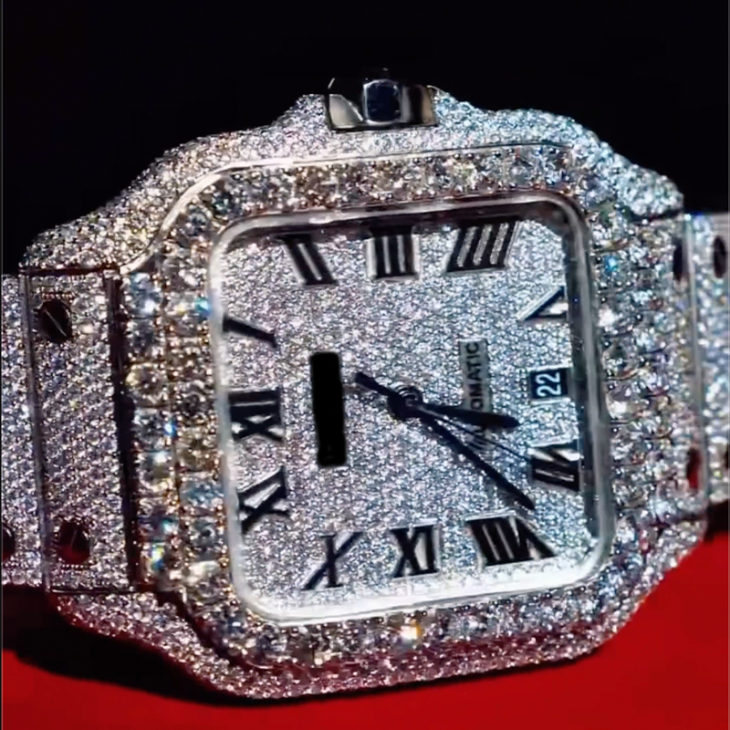 custom iced watch